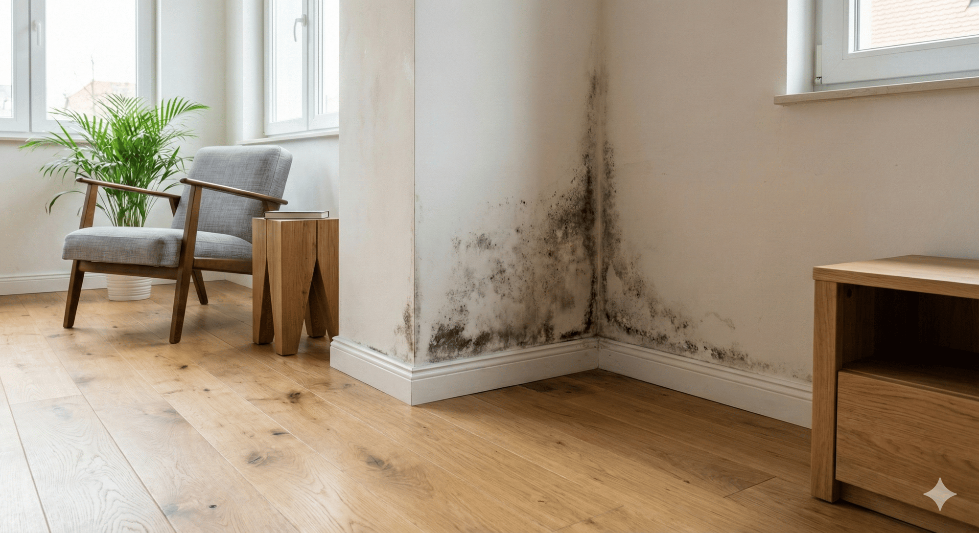 Schimmel im Wohnzimmer Hamburg Rotherbaum