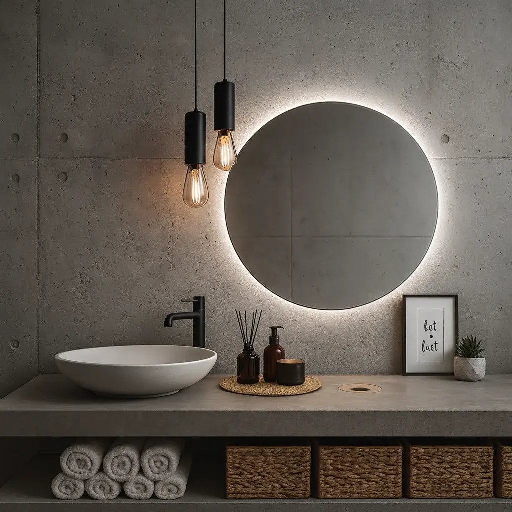 Sichtbetonoptik Spachteltechnik