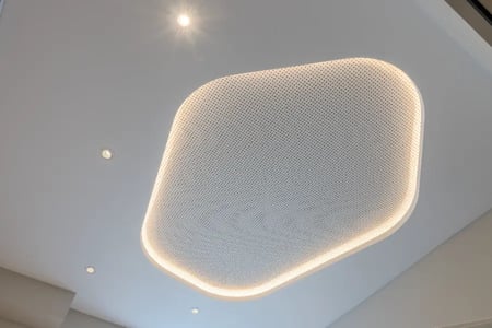 altbau Renovierung Hamburg Alte Post in Zahnarztpraxis, Behandlungszimmer tolle Beleuchtung in der Decke