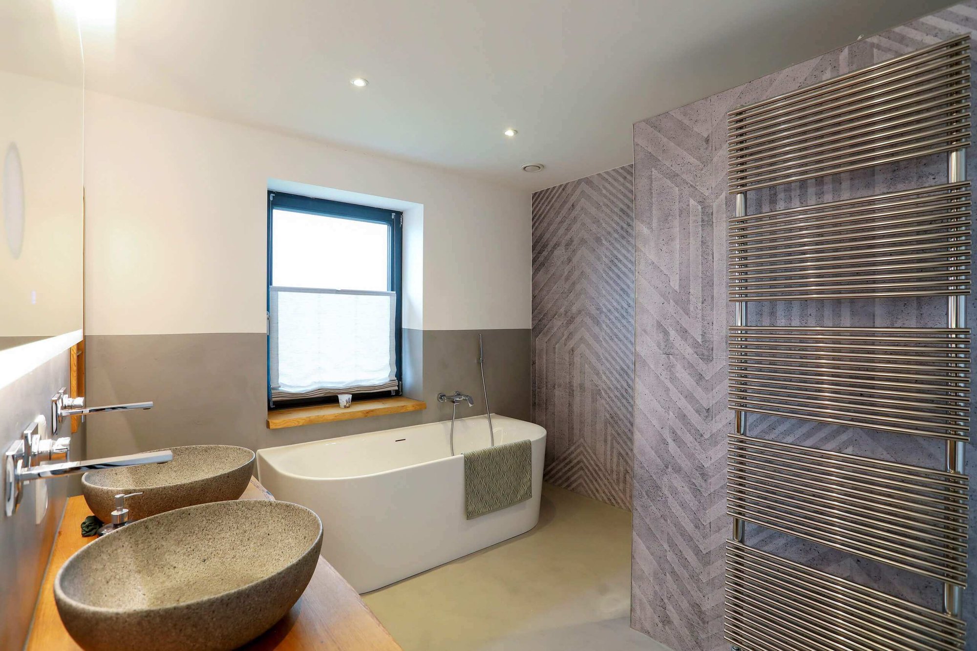 Fugenloses Badezimmer Dusche