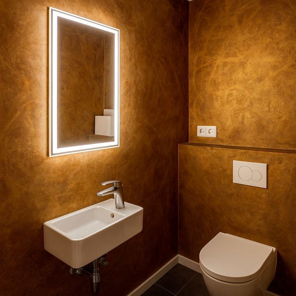 Badezimmer Rostoptik