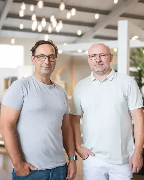 Porträt der Geschäftsführung von K&S Farbkonzepte – sympathisch, professionell, modern inszeniert.